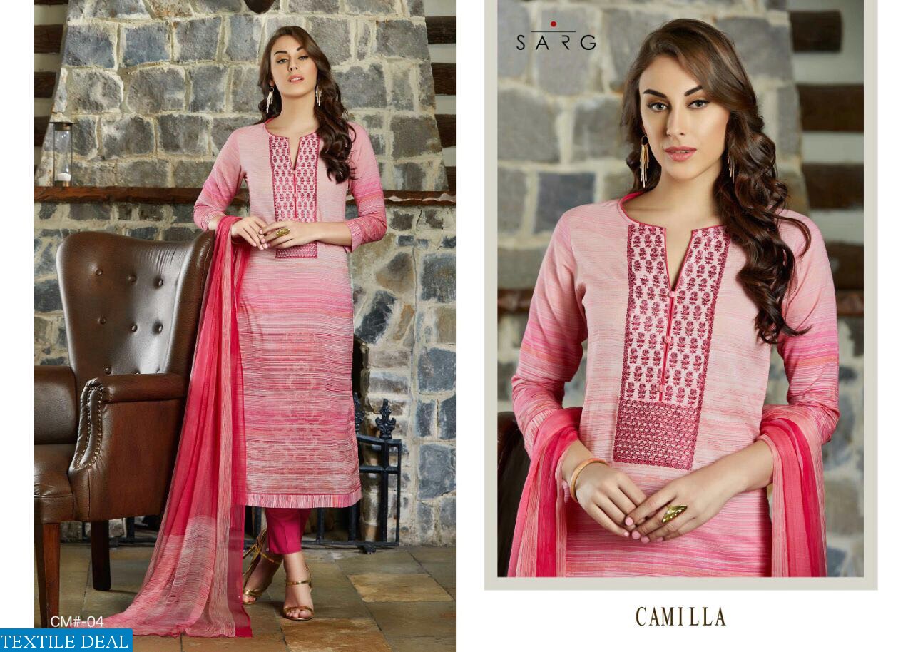 Sarg Camilla Wholesale Luxury Salwar suits collection